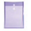 Purple Poly Envelope with Button String Closure